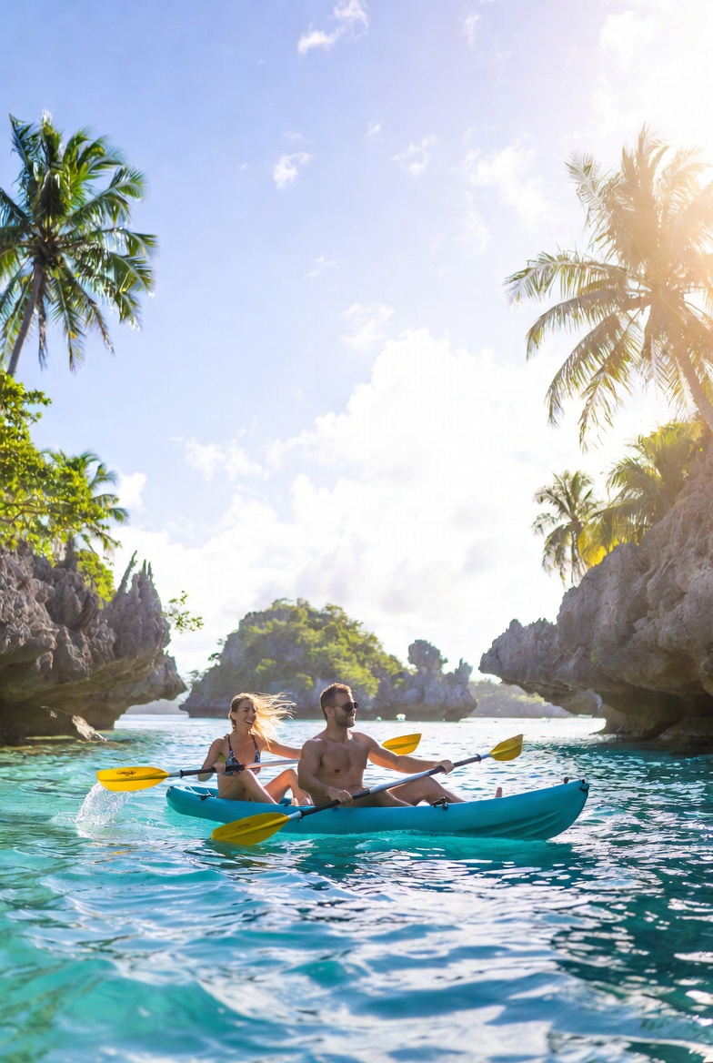 Person doing calm movement practice in a warm indoor space